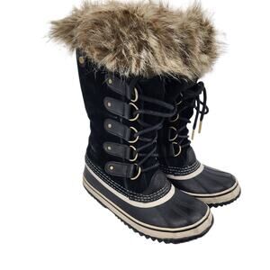 Sorel Women's Joan of Arctic Lined Faux Shearling Waterproof Boots Size 6